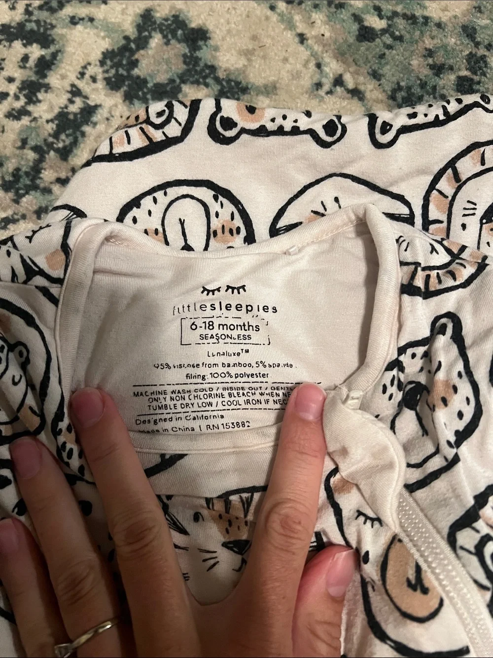 Lions, Tigers, and Bears Sleep Sack
